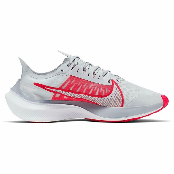 Nike Zoom Gravity Grey Red White Womens Running Sh - Picture 4 of 16